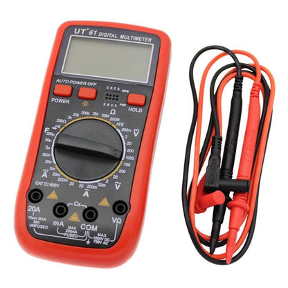 Мультиметр цифровой Digital UT 61 профессиональный тестер вольтметр, качественный мультиметр, цифровой