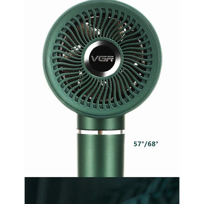 Професійний фен для волосся VGR V-431 потужністю 1600-1800 Вт із режимом холодного повітря. Колір: зелений