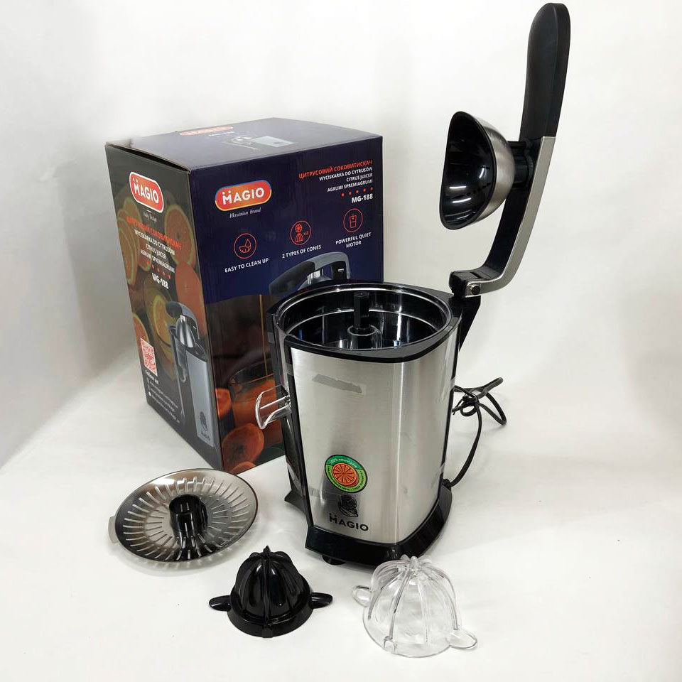 Соковыжималка для цитрусовых MAGIO MG-188, соковыжималка для яблок, соковыжималка для ягод