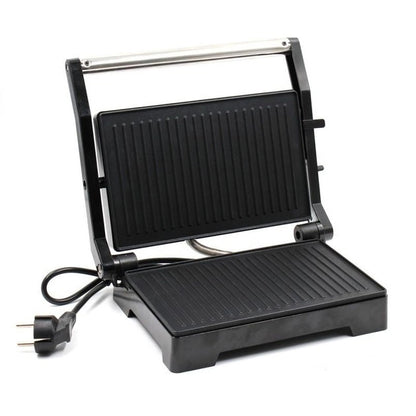 Гриль электрический Domotec MS-7708 контактный прижимной с антипригарным гранитным покрытием 1000 W