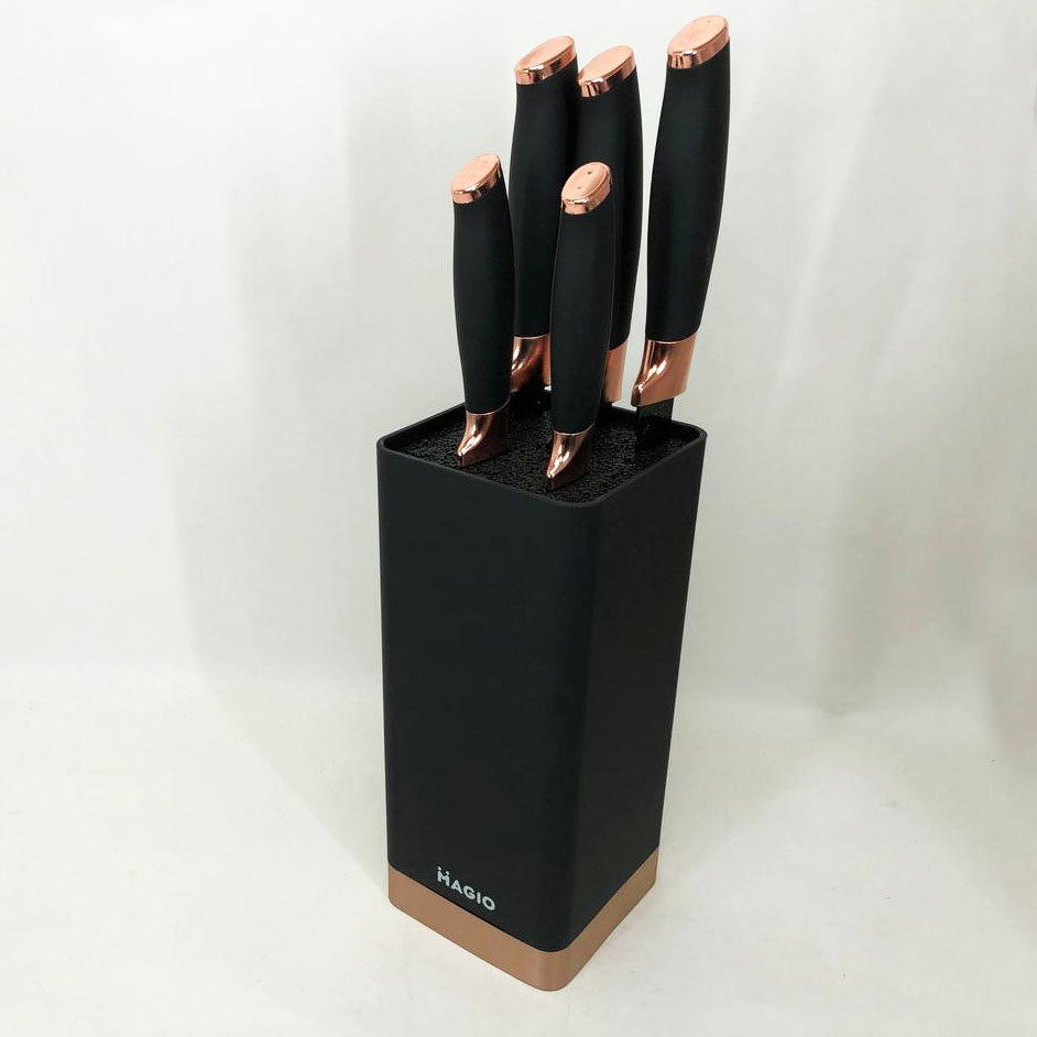 Универсальный кухонный ножевой набор Magio MG-1092 5 шт, набор ножей для кухни, набор кухонных ножей