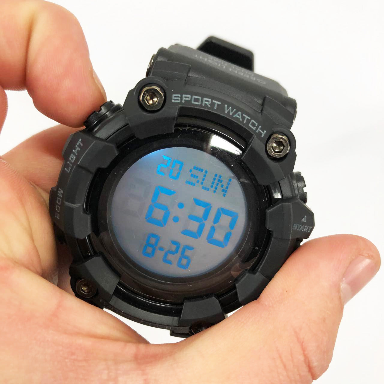 Часы наручные мужские SKMEI 1968BKWT BLACK-WHITE, часы армейские скмей. Цвет: черный с белым циферблатом