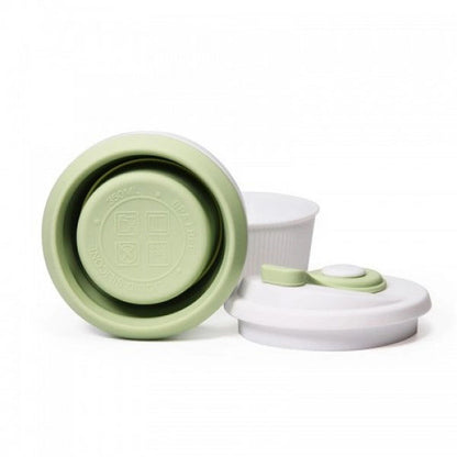 Кружка туристическая (складная/силиконовая), силиконовая складная термокружка. Цвет: зеленый