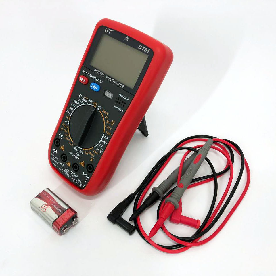 Мультиметр цифровой Digital UT 61 профессиональный тестер вольтметр, качественный мультиметр, цифровой