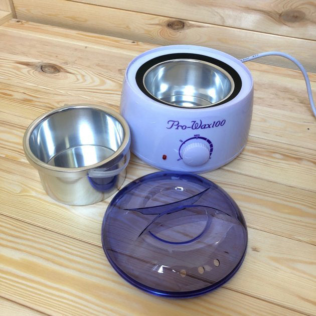 Воскоплав с терморегулятором PRO-WAX 100 для воска в банке, в гранулах, в таблетках 400 мл