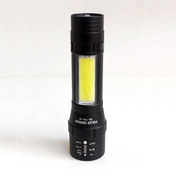 Фонарь карманный с металлическим корпусом Police Bailong BL-T6-19, мощный аккумуляторный лед фонарик