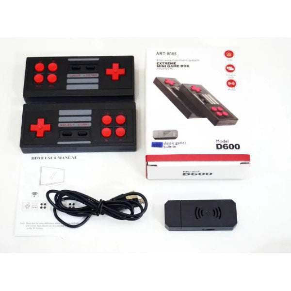 Приставка игровая Mini Game Box D600 HDMI игровая консоль, приставка 8 бит для детей, приставки денди