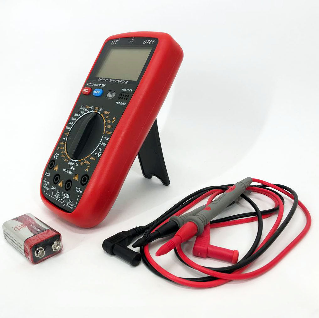 Мультиметр цифровой Digital UT 61 профессиональный тестер вольтметр, качественный мультиметр, цифровой