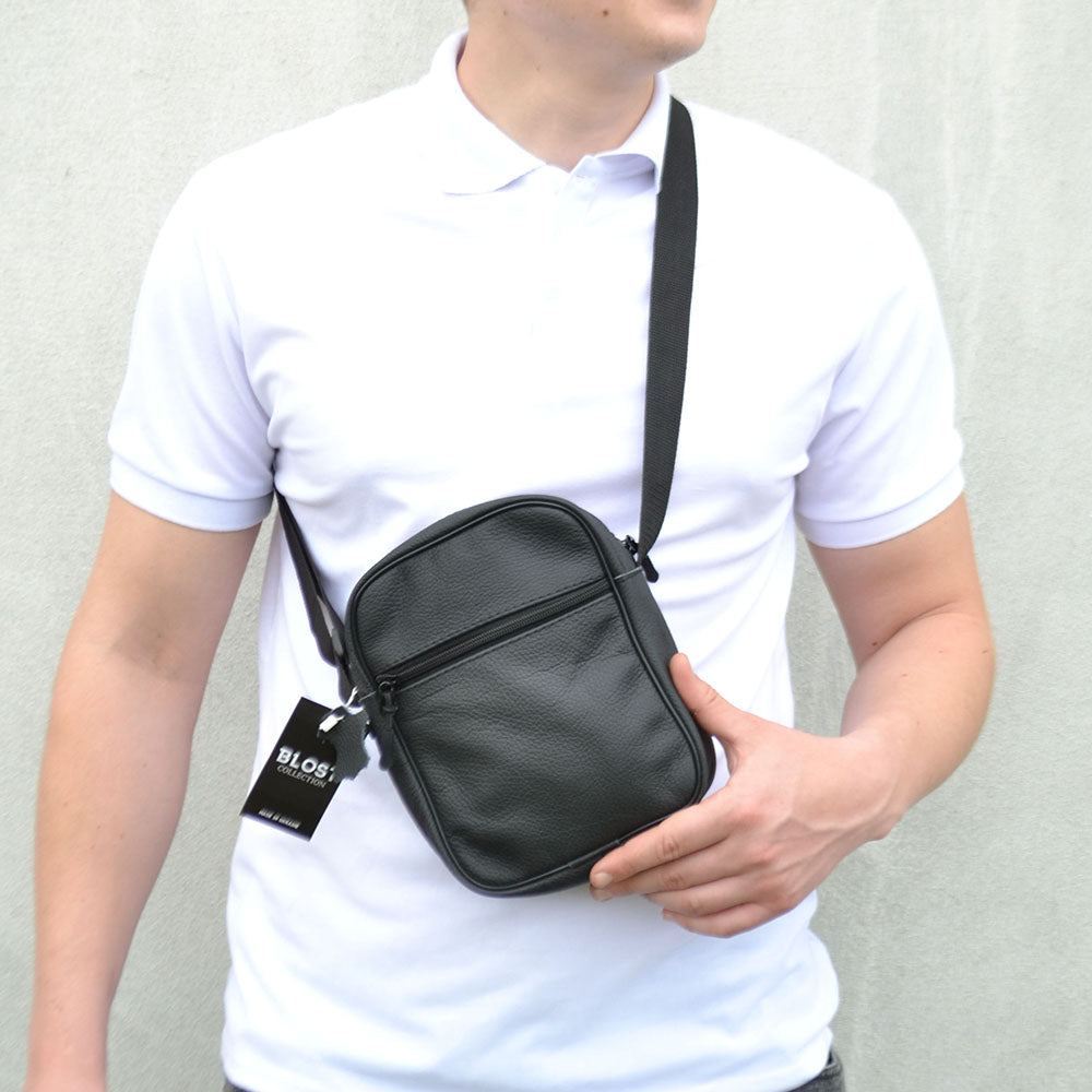 Качественная мужская сумка из натуральной кожи, сумка мессенджер, барсетка кожаная, сумка через плечо