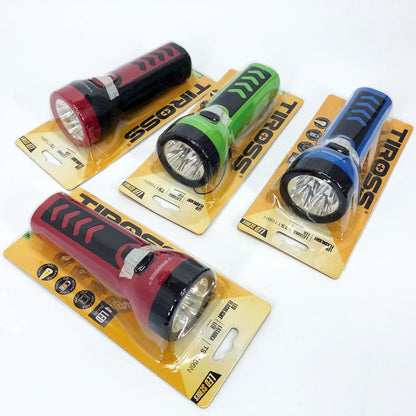 Ліхтарик TIROSS TS-1166, Ліхтарик світлодіодний для туриста, Ліхтарик із зарядкою від мережі. Колір: мікс