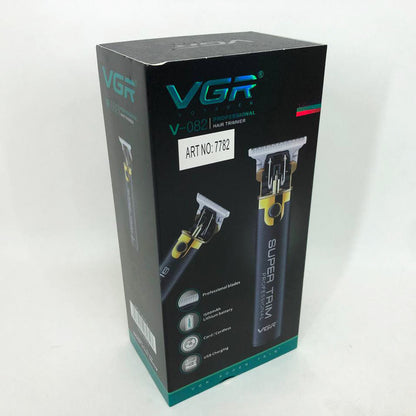 Машинка для стрижки VGR V-082 аккумуляторная беспроводная профессиональная + 3 насадки триммер для волос