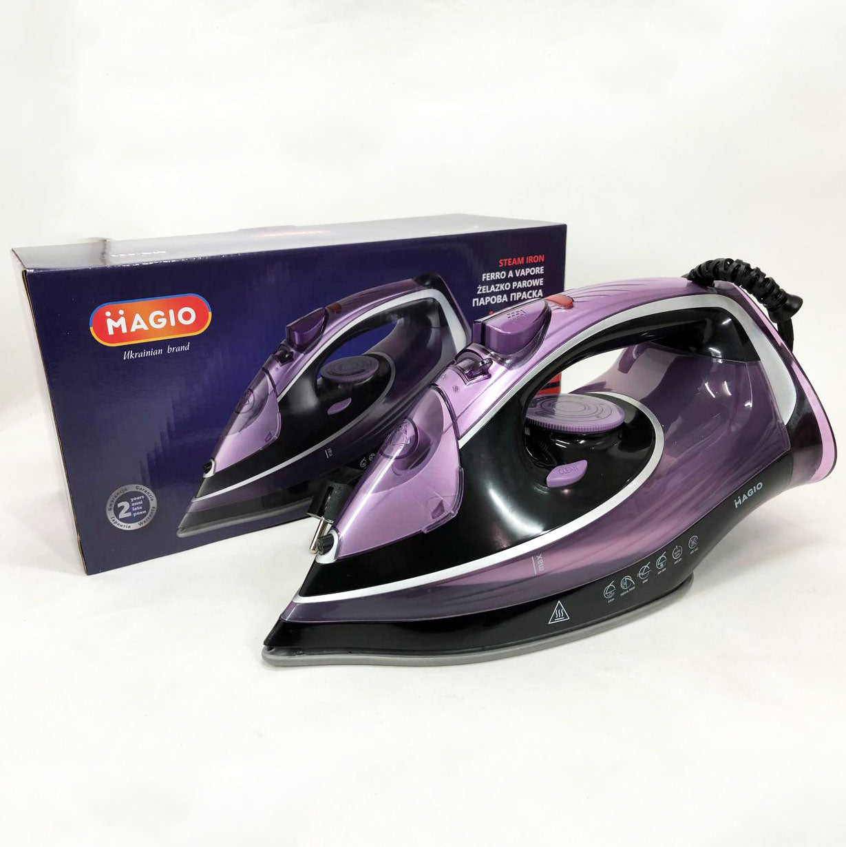 Утюг MAGIO MG-531, профессиональный паровой утюг, хорошие утюги, паровой утюг отпариватель