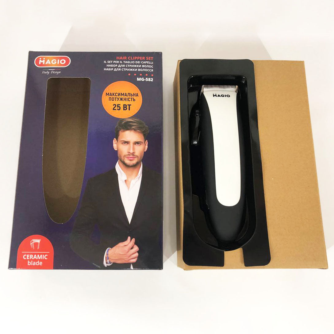 Машинка для стрижки волос MAGIO MG-582, машинка для стрижки волос домашняя