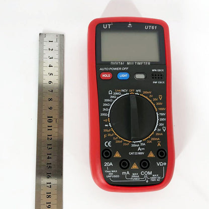 Мультиметр цифровой Digital UT 61 профессиональный тестер вольтметр, качественный мультиметр, цифровой