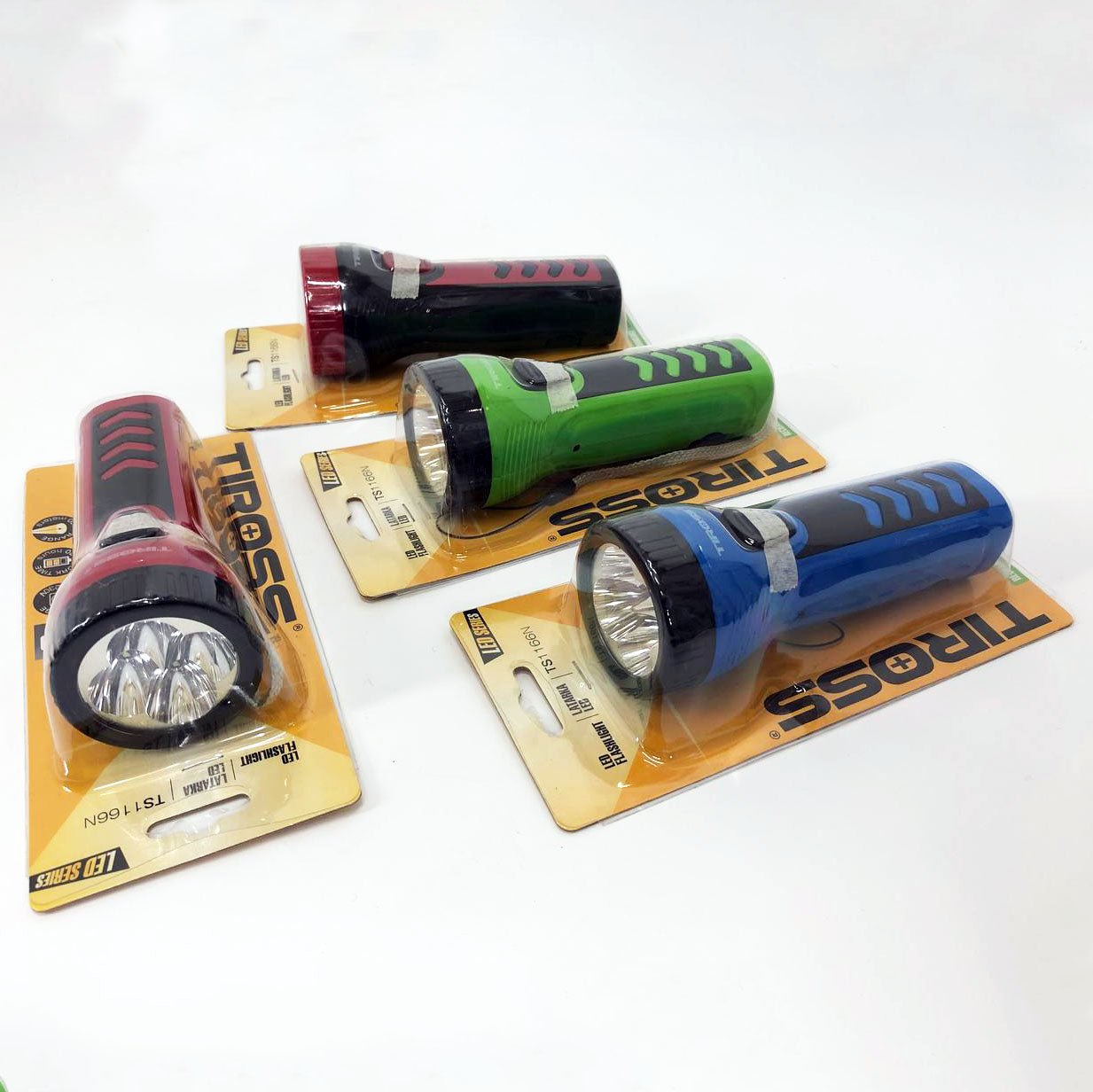 Ліхтарик TIROSS TS-1166, Ліхтарик світлодіодний для туриста, Ліхтарик із зарядкою від мережі. Колір: мікс
