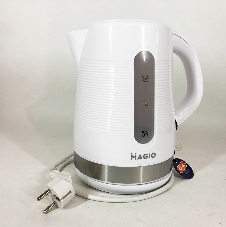 Электрочайник MAGIO MG-100 1.7 л 1700 Вт электронный чайник, чайник дисковый хороший электрический чайник