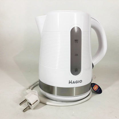 Электрочайник MAGIO MG-100 1.7 л 1700 Вт электронный чайник, чайник дисковый хороший электрический чайник