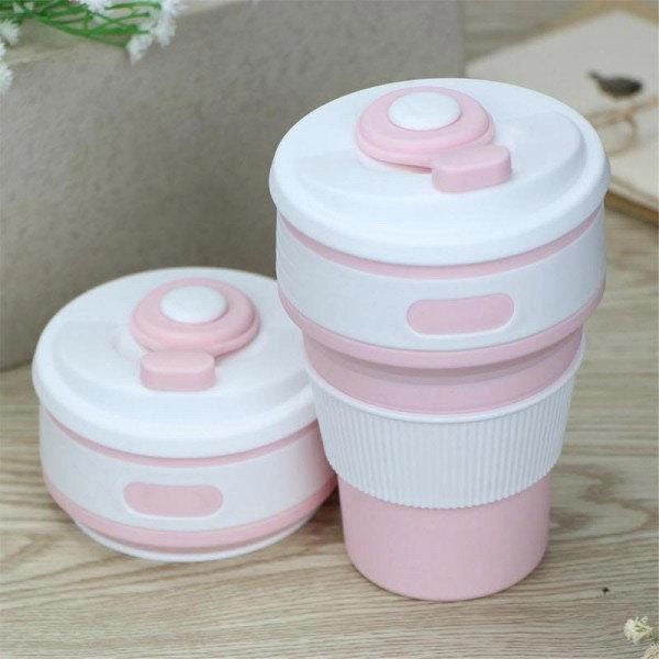 Кружка туристическая (складная/силиконовая), кружка походная силиконовая складная. Цвет: розовый