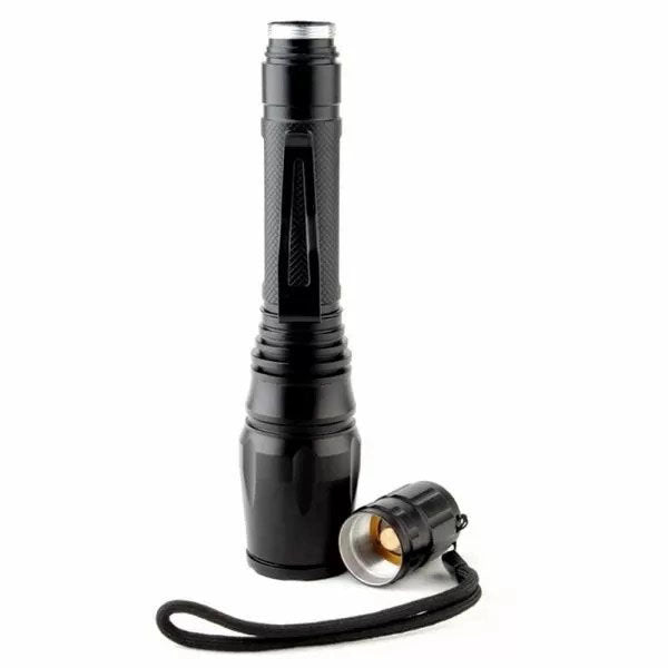 Фонарь ручной с красным диффузором Police 8668-T6, качественный фонарик, мощный ручной фонарик