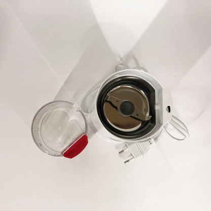 Электрическая кофемолка SATORI SG-1802-RD, электрическая кофемолка для турки роторная. Цвет: белый