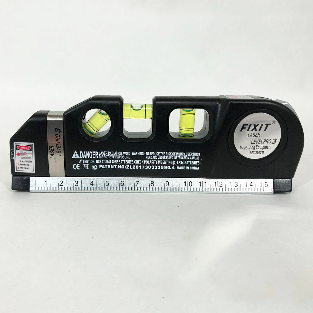 Лазерный уровень Laser Level Pro 3 со встроенной рулеткой, Высокоточный лазерный уровень