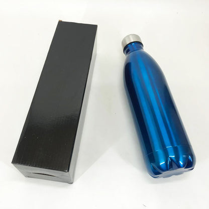 Термос UNIQUE UN-1024 1 л, Хороший небольшой термос, Качественный термос для дома. Цвет: синий