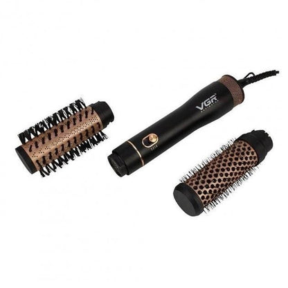 Фен расческа VGR V-559 для завивки и сушки волос керамическое покрытие 2 скорости 2 насадки