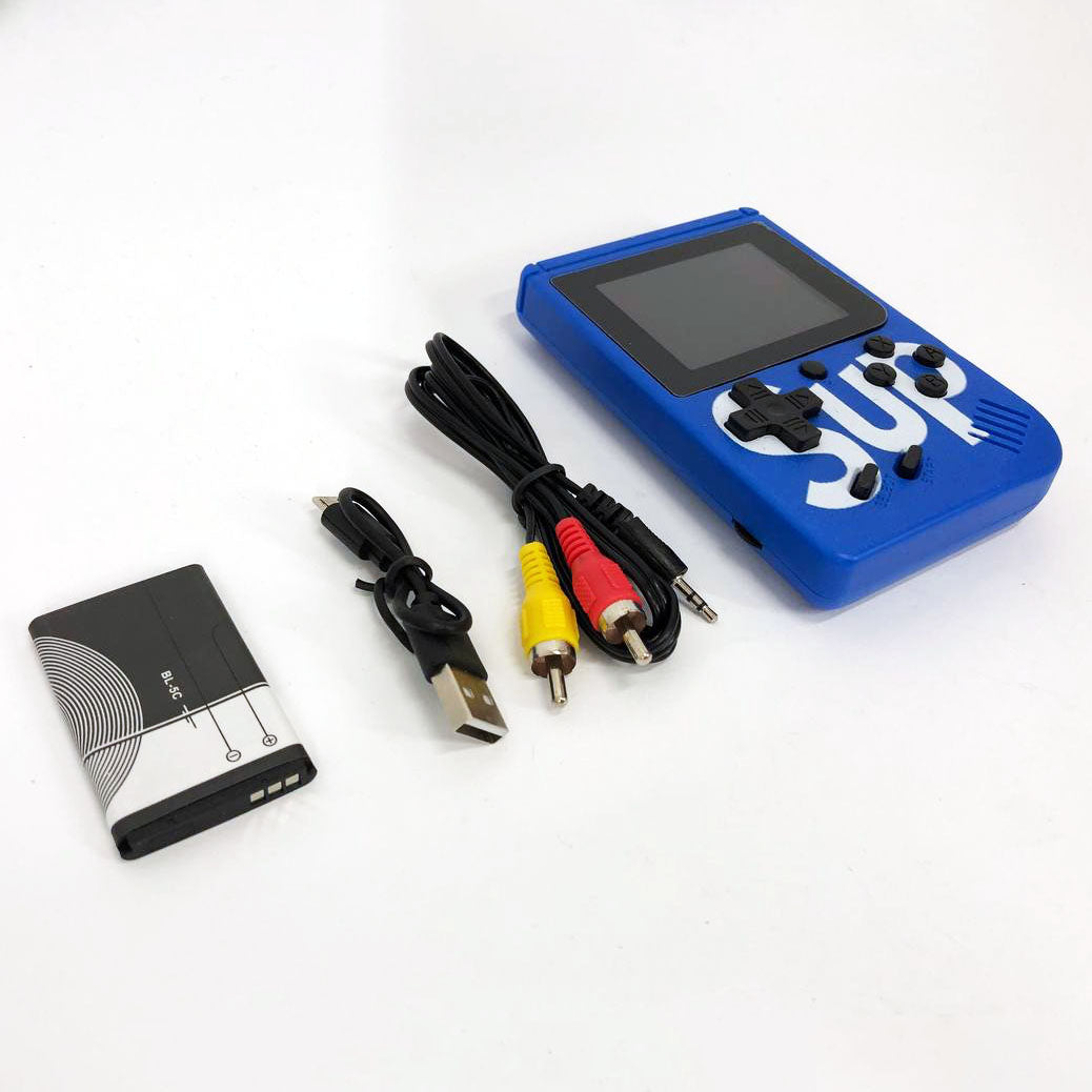 Игровая приставка консоль Sup Game Box 500 игр, Ретро приставка денди, Тетрис приставка. Цвет: синий