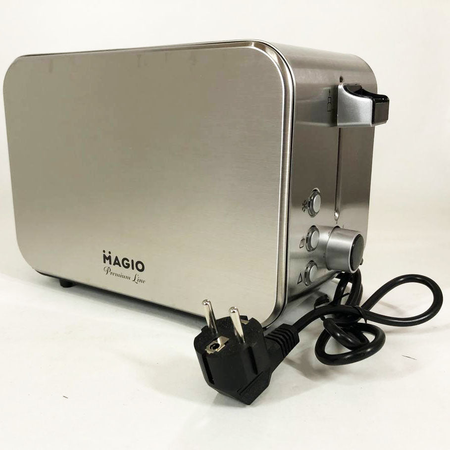 Тостер Magio MG-284 715 Вт, тостер для 2 гренок, электрический горизонтальный тостер, универсальный тостер
