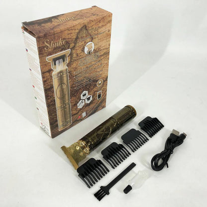 Машинка для стрижки волос профессиональная триммер для бороды окантовочная машинка Shuke 3W SK-8017