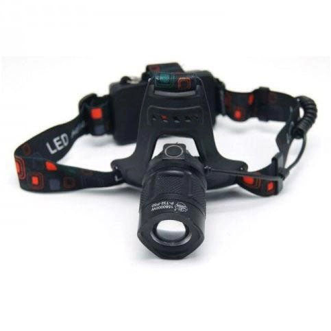 Налобный фонарь Bailong BL-T32-P50, мощный налобный светодиодный фонарик на голову, три режима