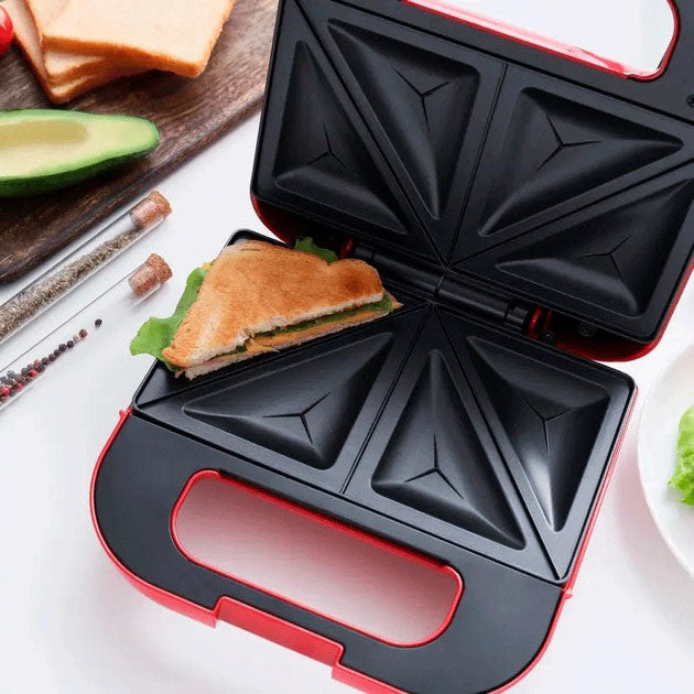 Бутербродница сендвичница MAGIO MG-376 750 Вт, бутербродница электрическая, электрическая сэндвичница