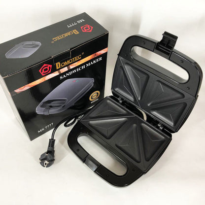 Сендвічниця DOMOTEC MS-7777, Електробутербродниця, Сендвічниця мультипекар, Бутербродниця електрична