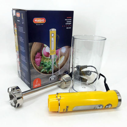 Блендер погружной Magio MG-646 800 Вт, портативный блендер для смузи, мощный блендер