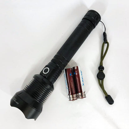 Мощный фонарик аккумуляторный тактический X-Balog BL-X92-P70 с зарядкой от USB, тактичный фонарь