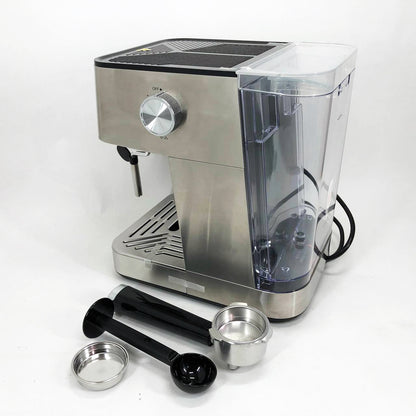 Кофеварка рожковая MAGIO MG-453 960 Вт, кофеварка с возможностью приготовления эспрессо, кофемашина латте