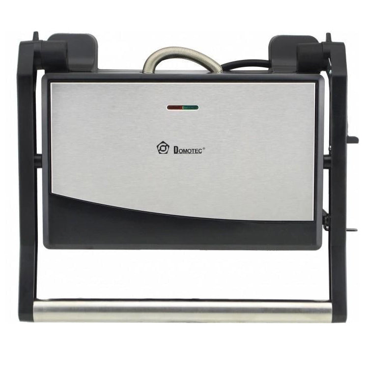 Гриль электрический Domotec MS-7708 контактный прижимной с антипригарным гранитным покрытием 1000 W
