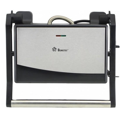 Гриль электрический Domotec MS-7708 контактный прижимной с антипригарным гранитным покрытием 1000 W