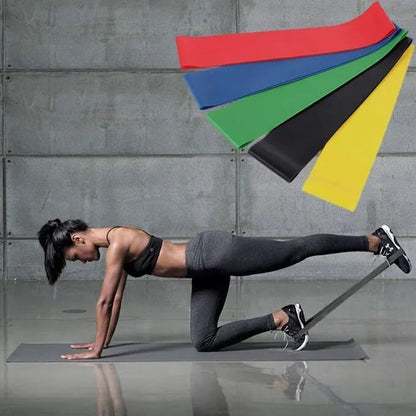 Фитнес петли резинки еспандер, Фитнес резинки 5 в 1, Фитнес резинки 5 штук, Фитнес резинки плотные