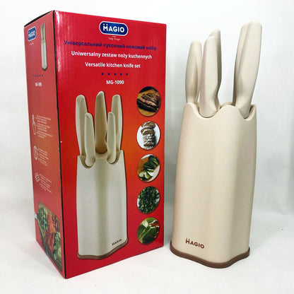 Набор ножей универсальный кухонный Magio MG-1090, поварские кухонные ножи набор, кухонные ножи