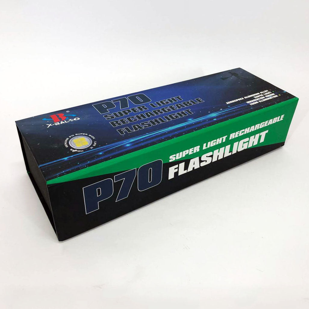 Мощный фонарик аккумуляторный тактический X-Balog BL-X92-P70 с зарядкой от USB, тактичный фонарь