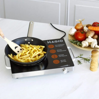 Настольная плита электрическая инфракрасная MAGIO MG-442 1500 Вт, электроплита инфракрасная настольная