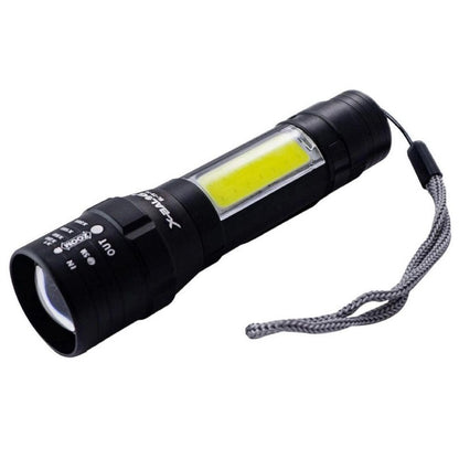 Фонарь карманный с металлическим корпусом Police Bailong BL-T6-19, мощный аккумуляторный лед фонарик