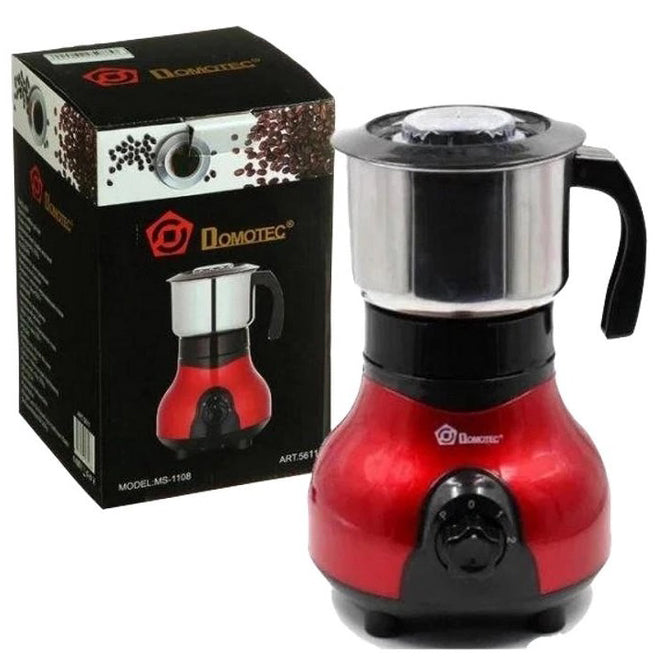 Электрическая кофемолка Domotec MS-1108 600 мл 250 Вт, электрическая кофемолка для турки, роторная кофемолка