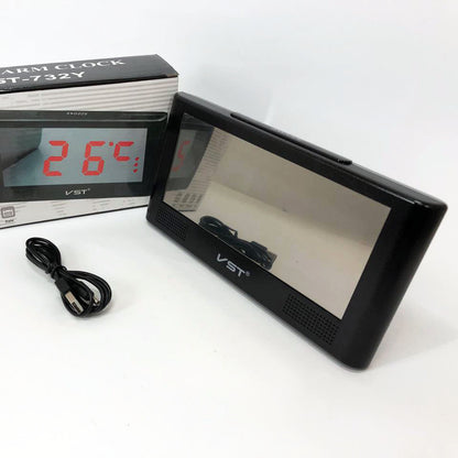 Часы электронные настольные VST-732Y с зеленой подсветкой, электронные настольные часы light