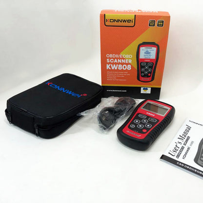 Профессиональный сканер для авто Konnwei KW808 OBD II/EOBD, Сканер для диагностики, Тестер диагностика