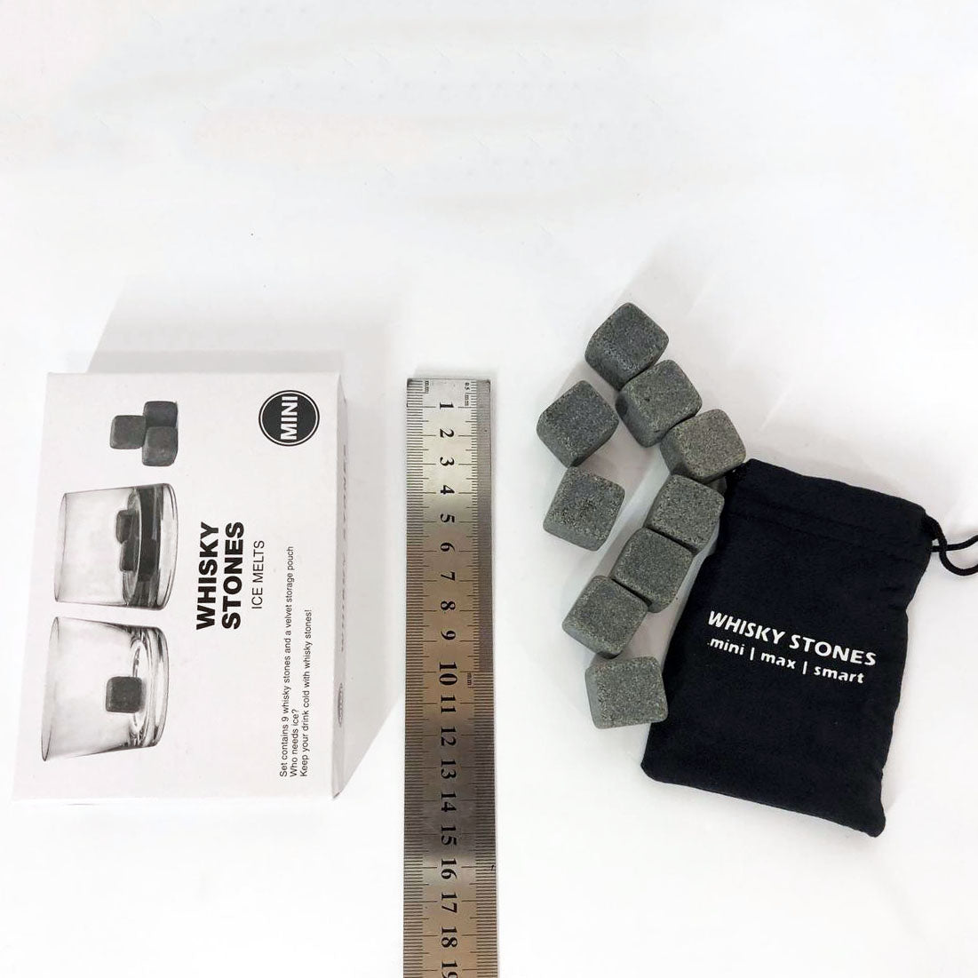 Камни для виски Whiskey Stones из стеатита (9шт)