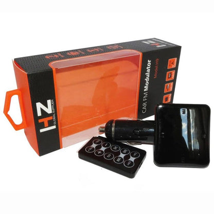 Трансмиттер FM-модулятор HZ H9, Фм модулятор блютуз в машину, Автомобильный плеер