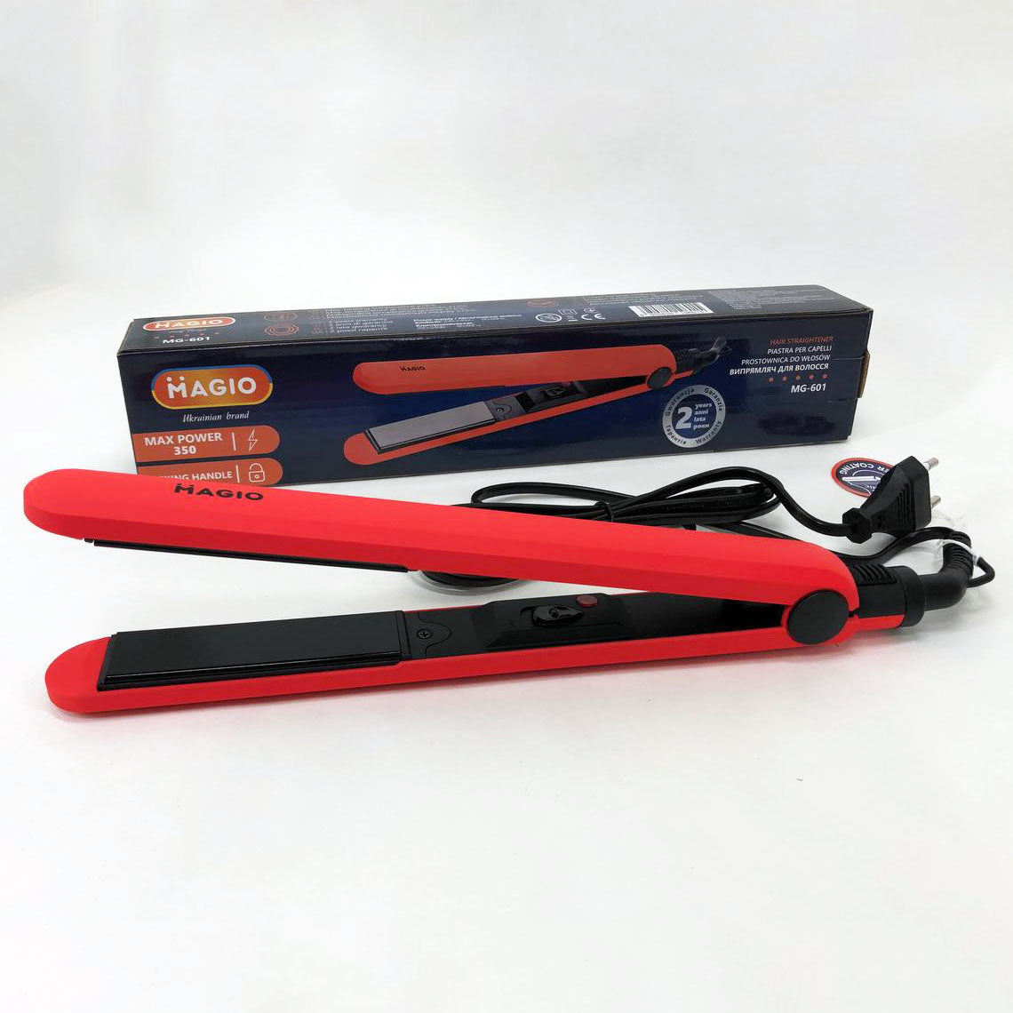 Щипцы для волос MAGIO MG-601, утюжок для волос с терморегулятором, гофре плойка утюжок для волос