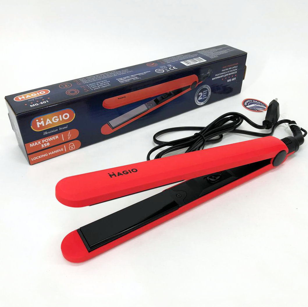 Щипцы для волос MAGIO MG-601, утюжок для волос с терморегулятором, гофре плойка утюжок для волос